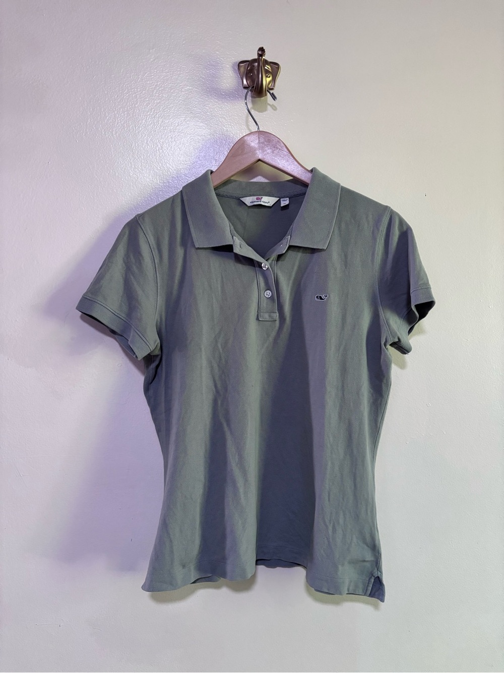 Vineyard Vines Women’s Light Sage Green Polo size M